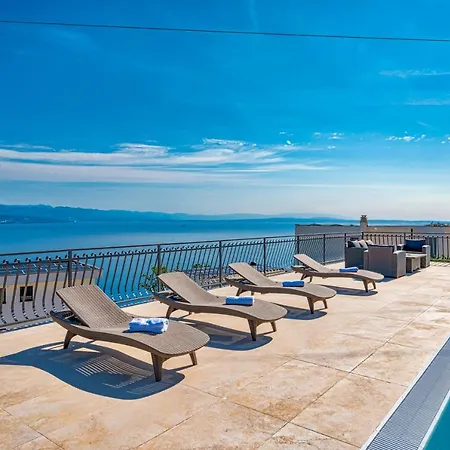 Esarjo With Heated Pool And Sea View Veprinac