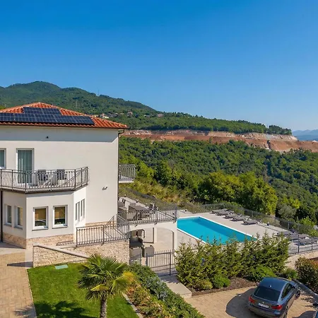 Esarjo With Heated Pool And Sea View Willa *