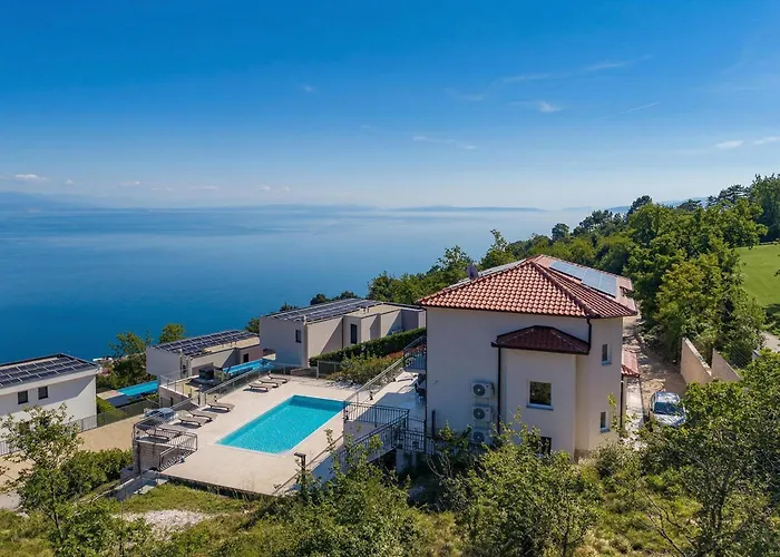 Esarjo With Heated Pool And Sea View Veprinac