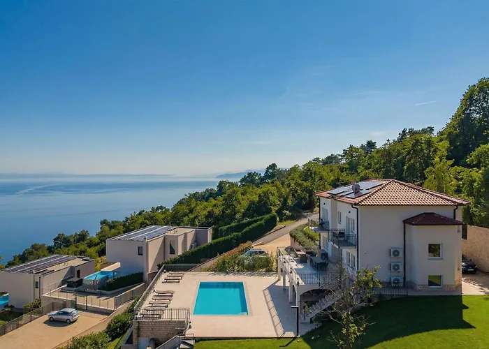 Esarjo With Heated Pool And Sea View Villa